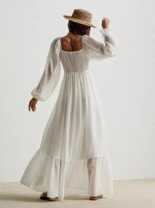 Women's Crochet Lace Maxi Dress | Boho, Elegant | Effortless Summer Style